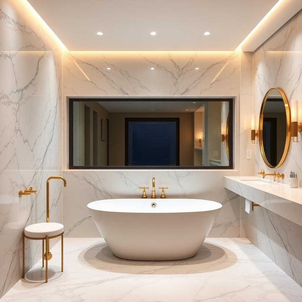 Modern bathroom renovation Edmonton